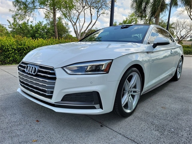 Used 2018 Audi A5 Coupe Premium Plus with VIN WAUTNAF55JA016713 for sale in Pembroke Pines, FL