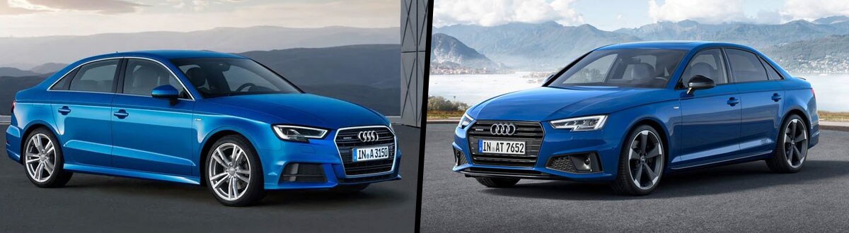2019 Audi A3 vs 2019 Audi A4