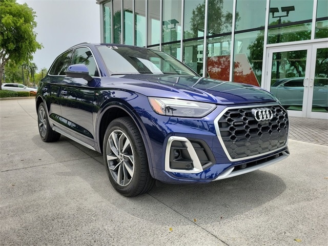 Certified 2023 Audi Q5 Premium Plus with VIN WA1EAAFY0P2123439 for sale in Pembroke Pines, FL