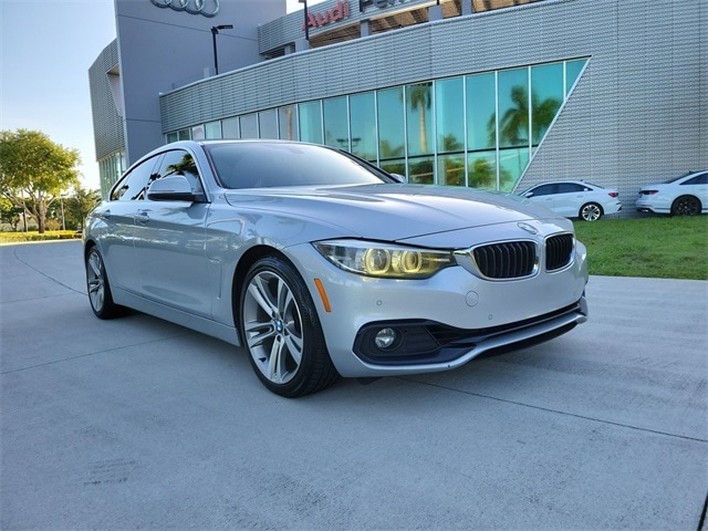 Used 2018 BMW 4 Series 430i with VIN WBA4J1C57JBG76737 for sale in Davie, FL