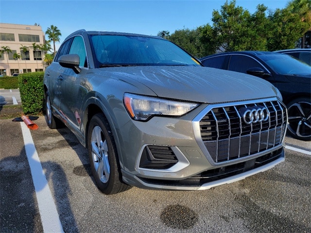 Used 2021 Audi Q3 Premium with VIN WA1AUCF38M1092934 for sale in Pembroke Pines, FL