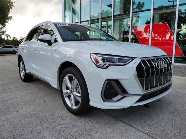 Certified 2024 Audi Q3 S Line Premium Plus with VIN WA1EECF35R1034205 for sale in Pembroke Pines, FL