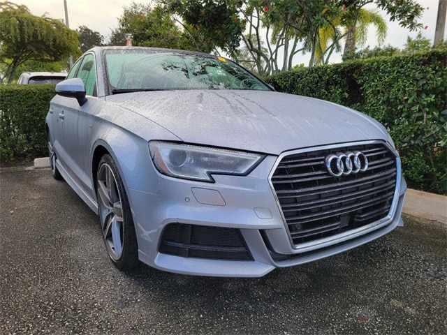 Used 2018 Audi A3 Sedan Premium Plus with VIN WAUGUGFF6J1078427 for sale in Pembroke Pines, FL