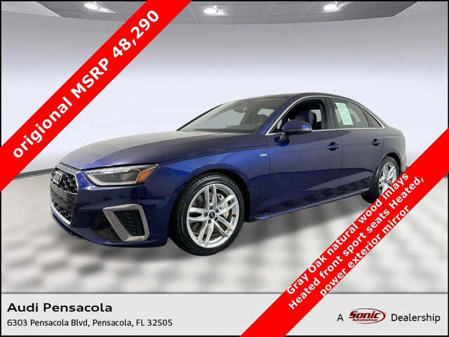 Used 2023 Audi A4 45 S line Premium Plus Sedan for sale in Pensacola