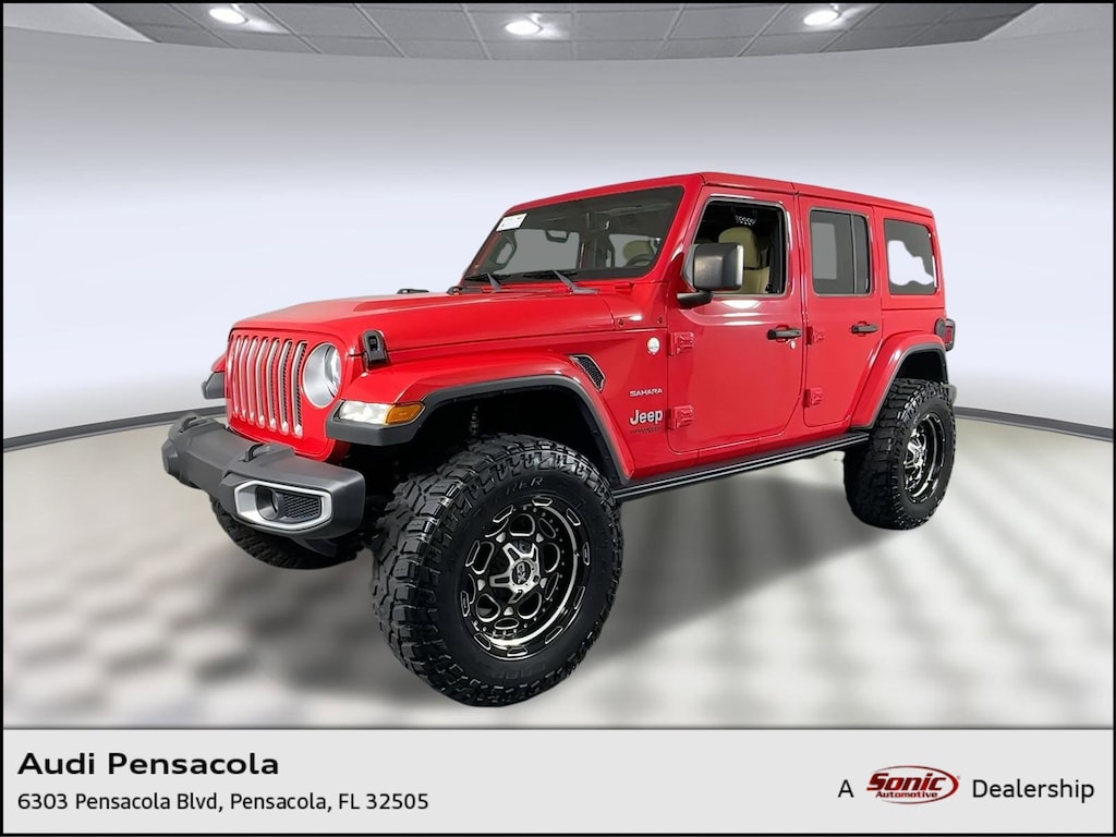 Used 2018 Jeep Wrangler Unlimited Sahara 4x4 SUV