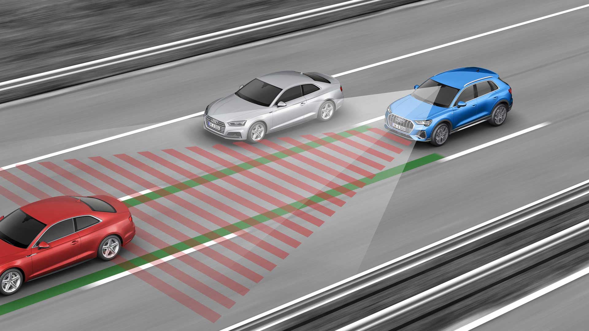 2024 Audi Q3 - Adaptive cruise assist with lane guidance