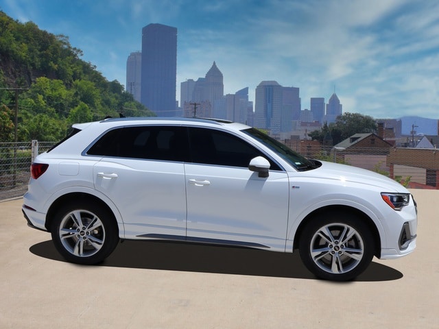Certified 2021 Audi Q3 S Line Premium with VIN WA1DECF34M1032837 for sale in Pittsburgh, PA