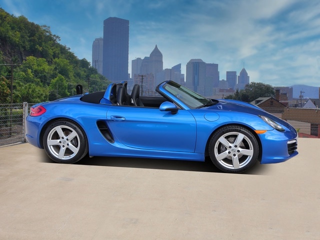 Used 2015 Porsche Boxster Base with VIN WP0CA2A88FS120491 for sale in Pittsburgh, PA