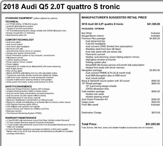 Used 2018 Audi Q5 Premium Plus with VIN WA1BNAFY3J2086336 for sale in Pittsburgh, PA