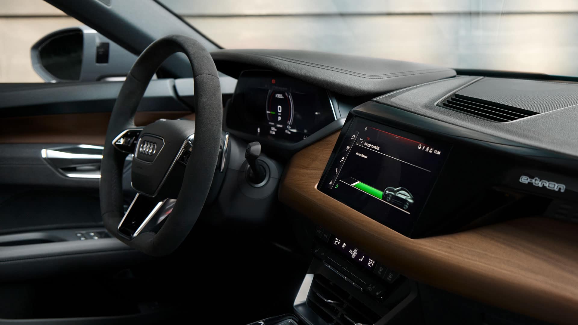 Intérieur d'une Audi e-tron GT 2023