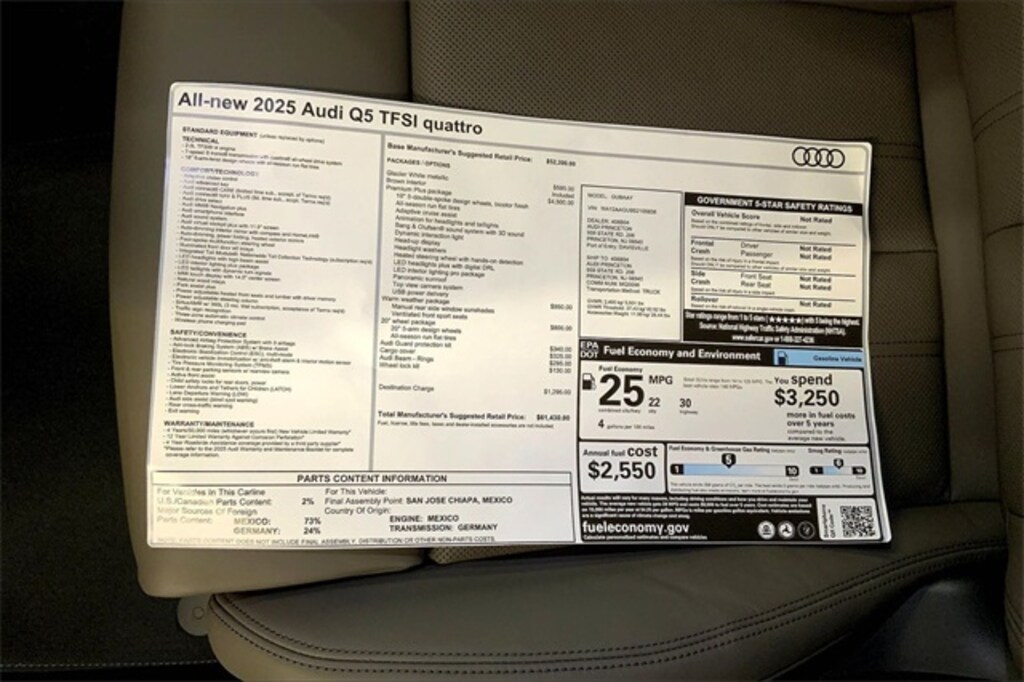 New 2025 Audi All-new Q5 Premium Plus SUV