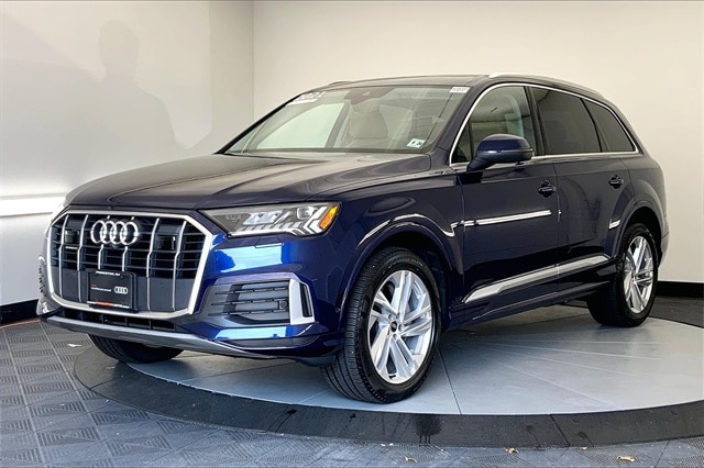 Certified 2021 Audi Q7 Premium Plus with VIN WA1LJAF73MD035547 for sale in Princeton, NJ