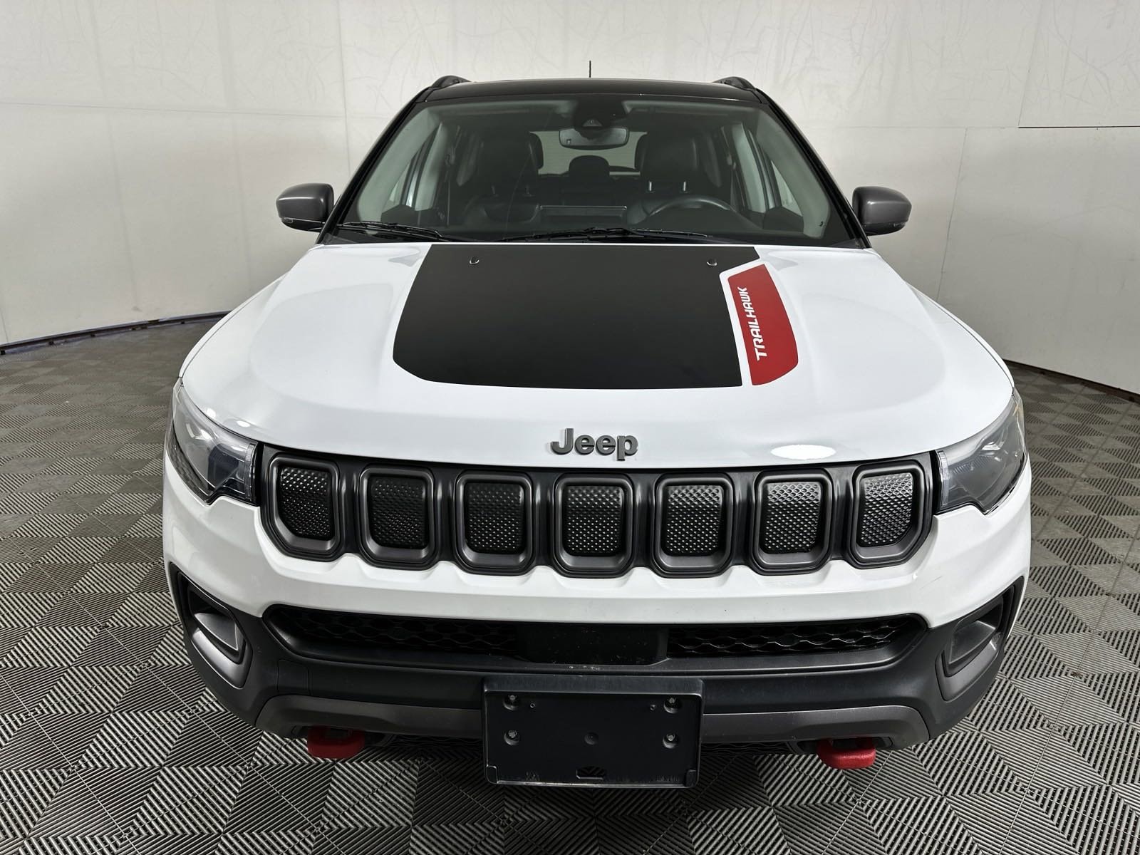 Used 2022 Jeep Compass Trailhawk with VIN 3C4NJDDB2NT141278 for sale in Davenport, IA