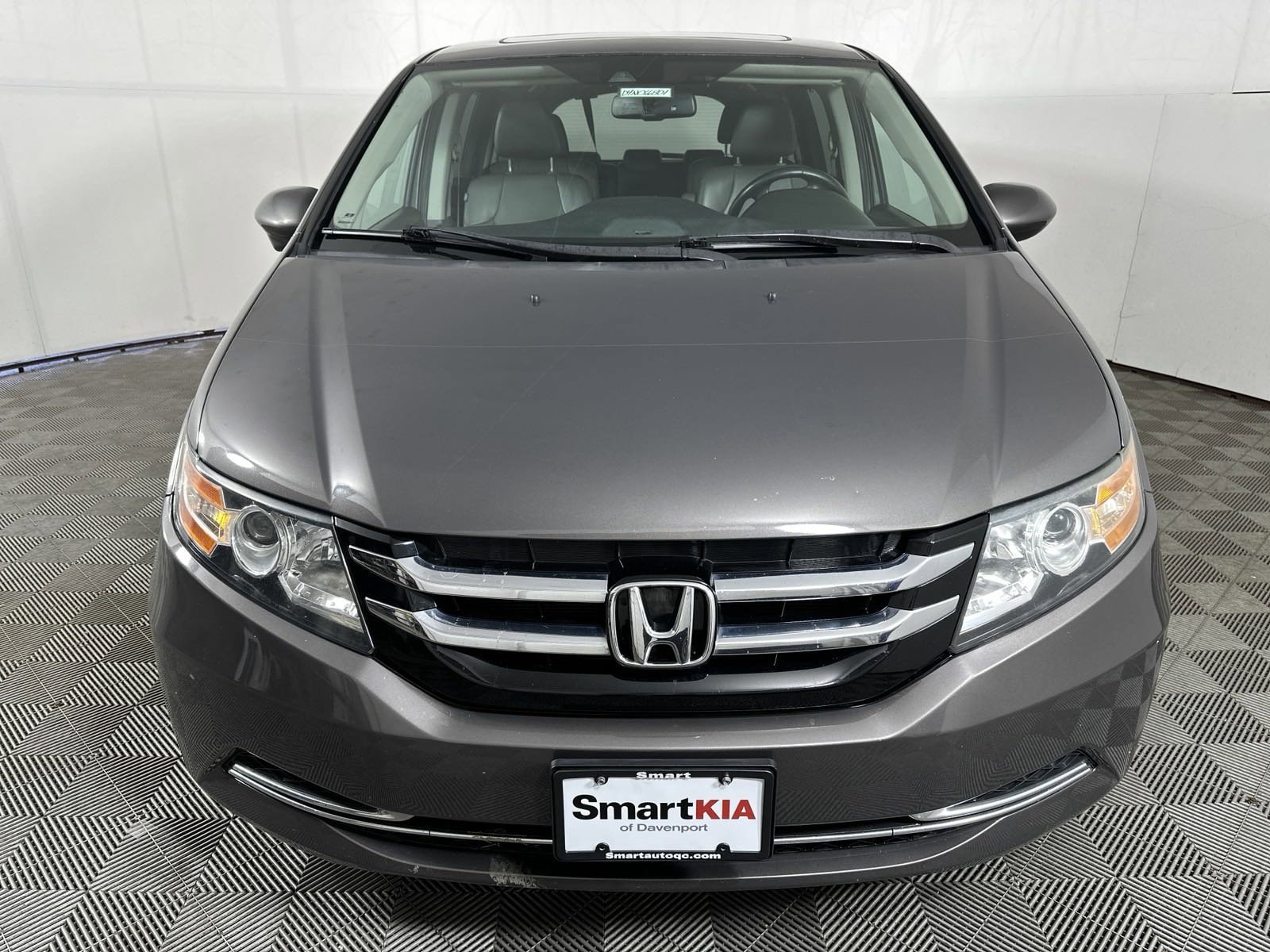 Used 2015 Honda Odyssey EX-L with VIN 5FNRL5H61FB066801 for sale in Davenport, IA