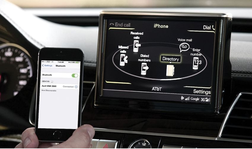 Smartphone Connecting to Audi MMI®