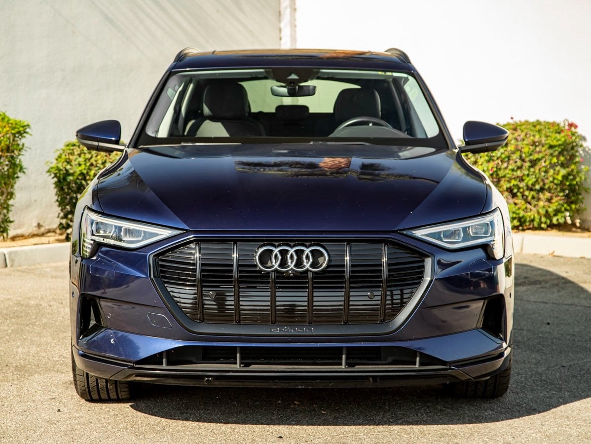 Used 2021 Audi e-tron Premium Plus with VIN WA1LAAGE8MB019465 for sale in Rancho Mirage, CA