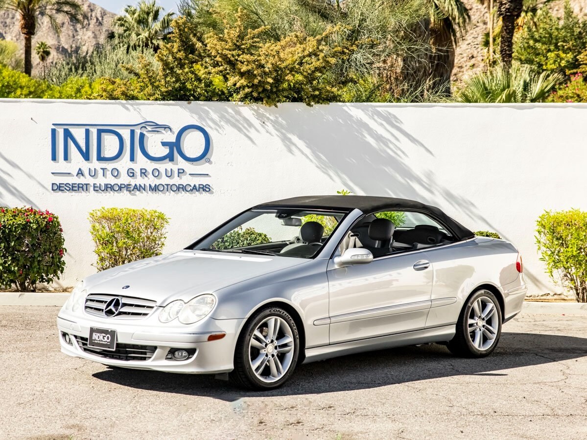 Used 2008 Mercedes-Benz CLK-Class CLK350 with VIN WDBTK56F38F242093 for sale in Rancho Mirage, CA
