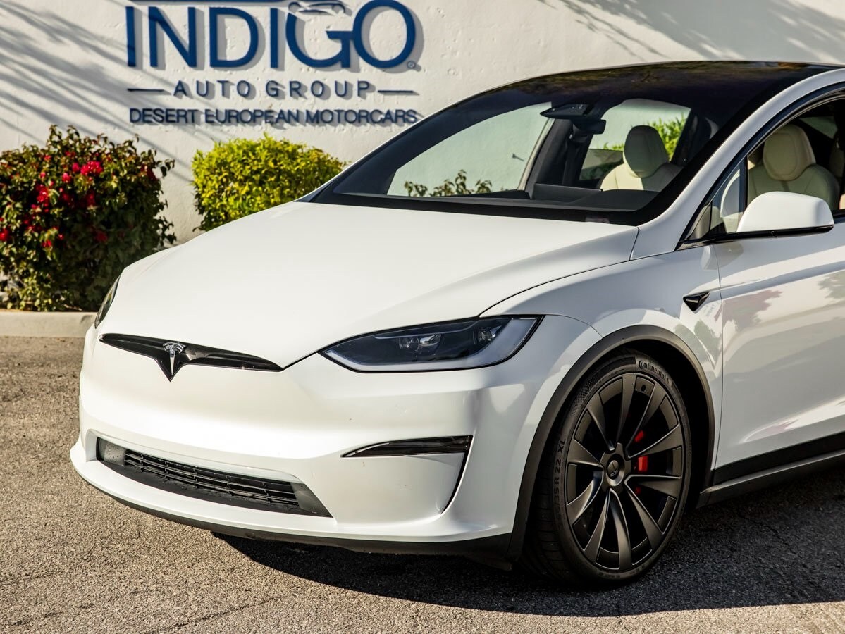 Used 2023 Tesla Model X Plaid with VIN 7SAXCBE67PF406113 for sale in Rancho Mirage, CA