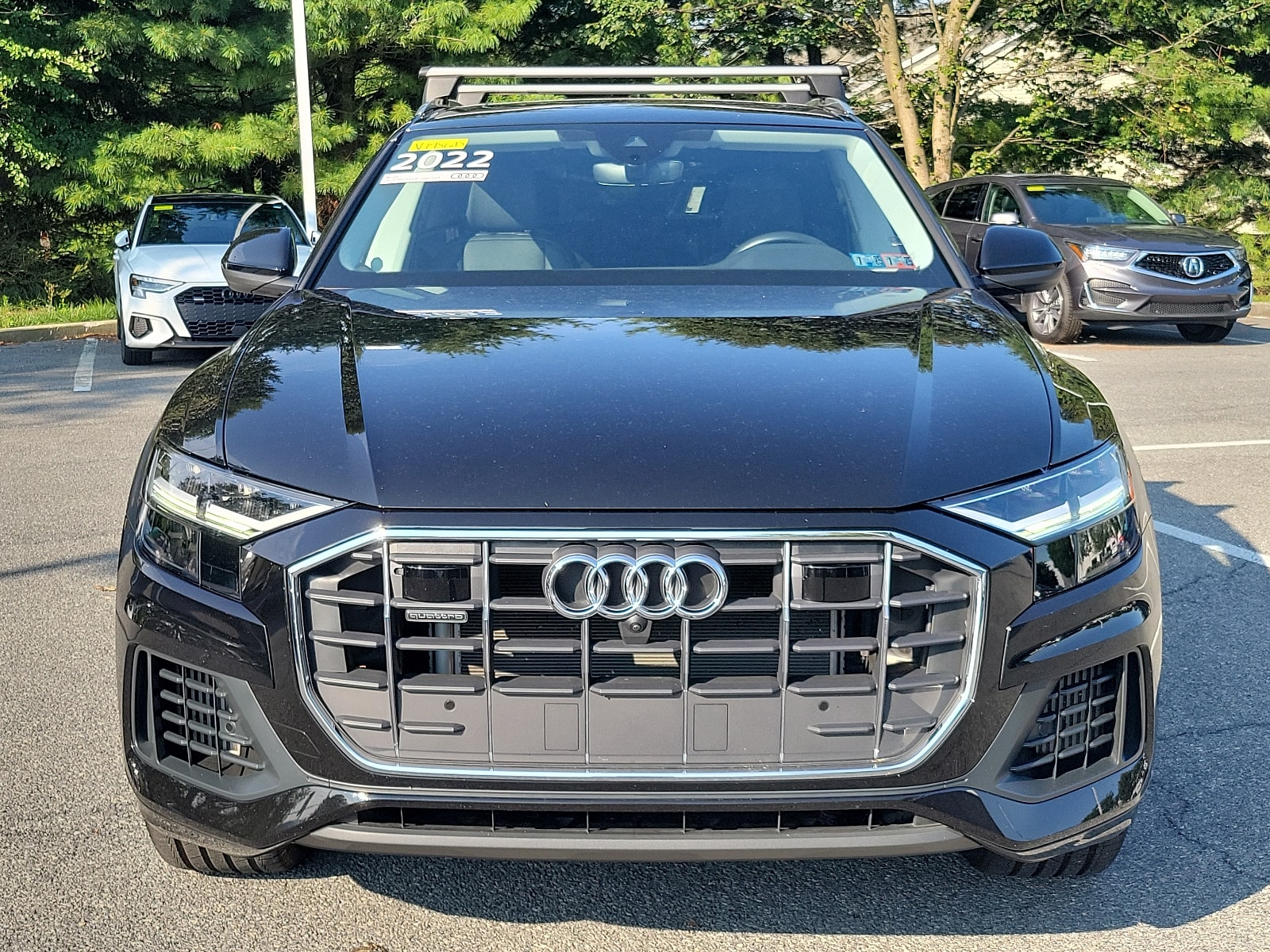 Certified 2022 Audi Q8 Premium Plus with VIN WA1BVBF17ND017975 for sale in Leesport, PA