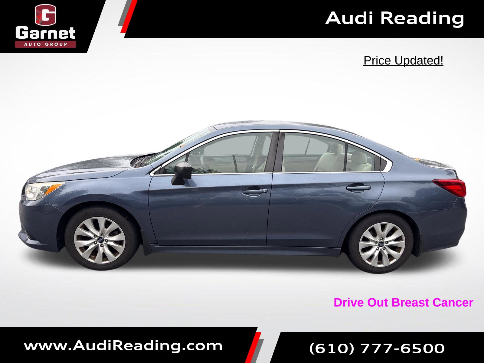 Used 2017 Subaru Legacy Base with VIN 4S3BNAB6XH3037665 for sale in Leesport, PA