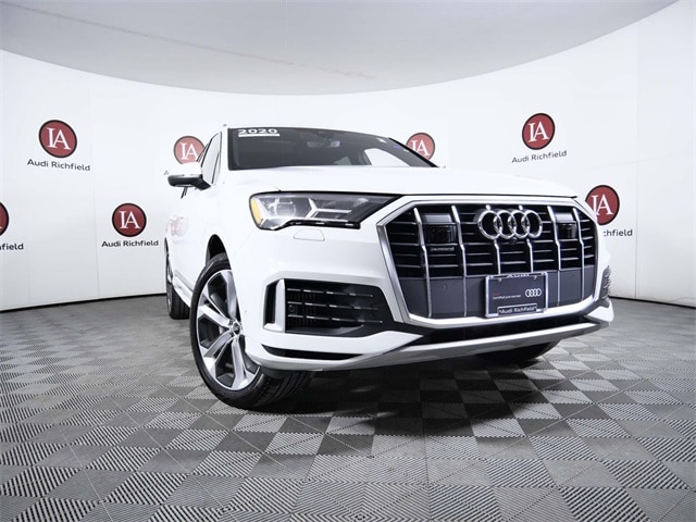 Certified 2020 Audi Q7 Premium Plus with VIN WA1LXAF72LD011303 for sale in Richfield, Minnesota
