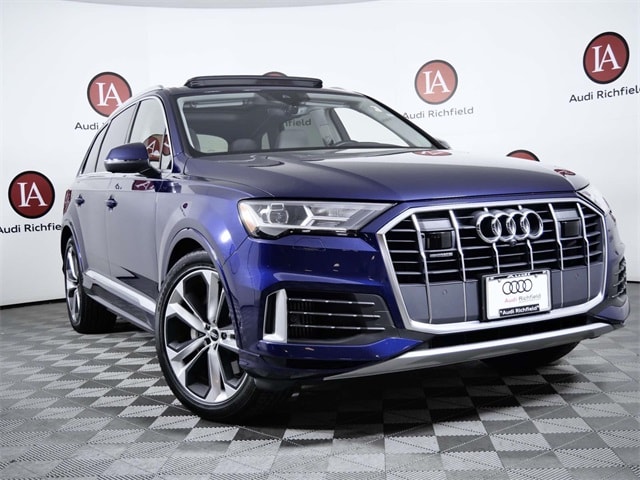 Certified 2021 Audi Q7 Premium Plus with VIN WA1LXAF72MD036428 for sale in Richfield, Minnesota