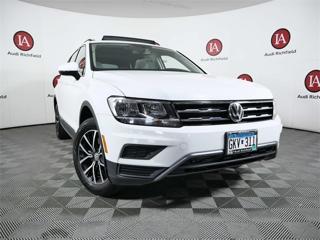 Used 2021 Volkswagen Tiguan SE with VIN 3VV2B7AX5MM069942 for sale in Richfield, MN