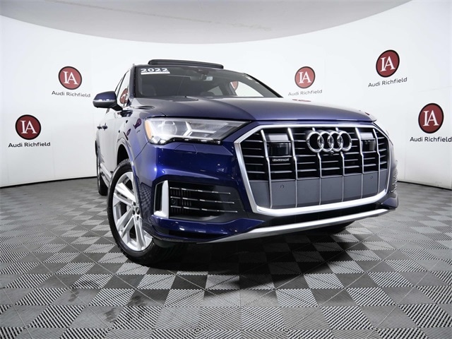 Certified 2022 Audi Q7 Premium Plus with VIN WA1LXBF7XND022543 for sale in Richfield, MN