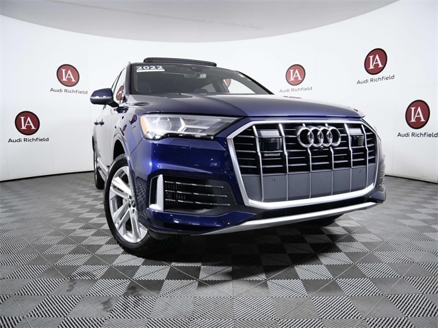 Certified 2022 Audi Q7 Premium Plus with VIN WA1LXBF7XND022543 for sale in Richfield, Minnesota