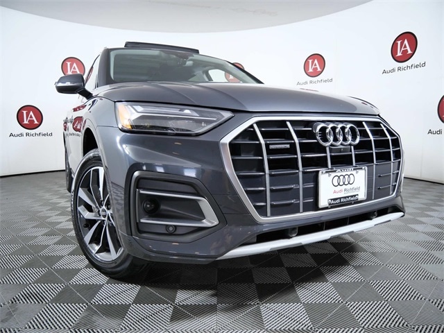 Used 2021 Audi Q5 Premium Plus with VIN WA1BAAFY8M2133098 for sale in Richfield, MN