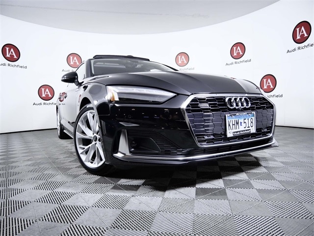 Certified 2023 Audi A5 Sportback Premium Plus with VIN WAUCBCF54PA054415 for sale in Richfield, Minnesota