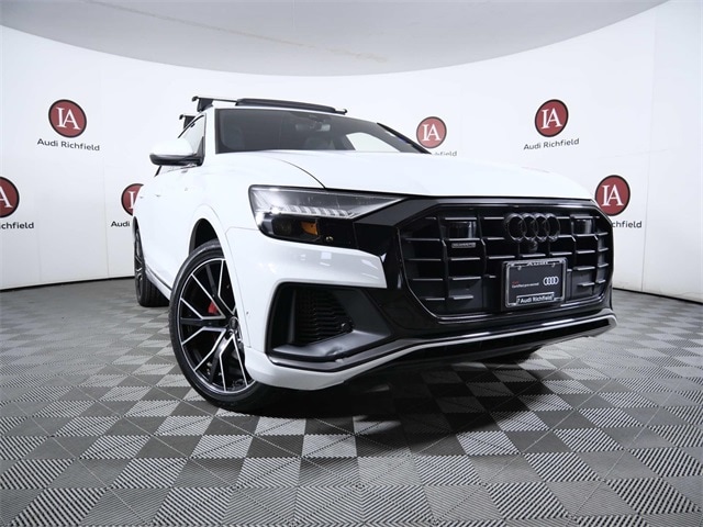 Certified 2021 Audi Q8 Premium Plus with VIN WA1EVAF14MD010861 for sale in Richfield, Minnesota