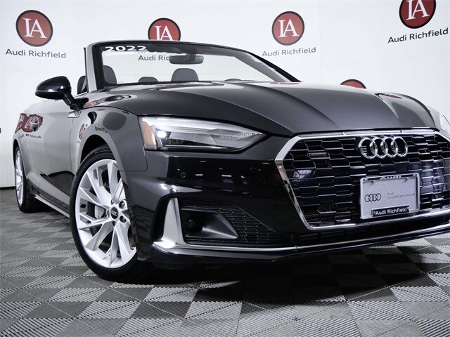 Certified 2022 Audi A5 Cabriolet Premium with VIN WAU2AGF56NN005339 for sale in Richfield, Minnesota