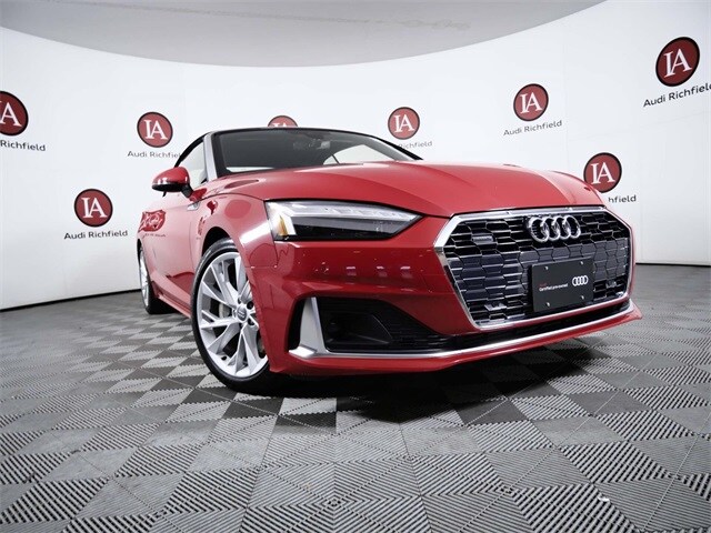 Certified 2020 Audi A5 Cabriolet Premium Plus with VIN WAUWNGF52LN001128 for sale in Richfield, Minnesota