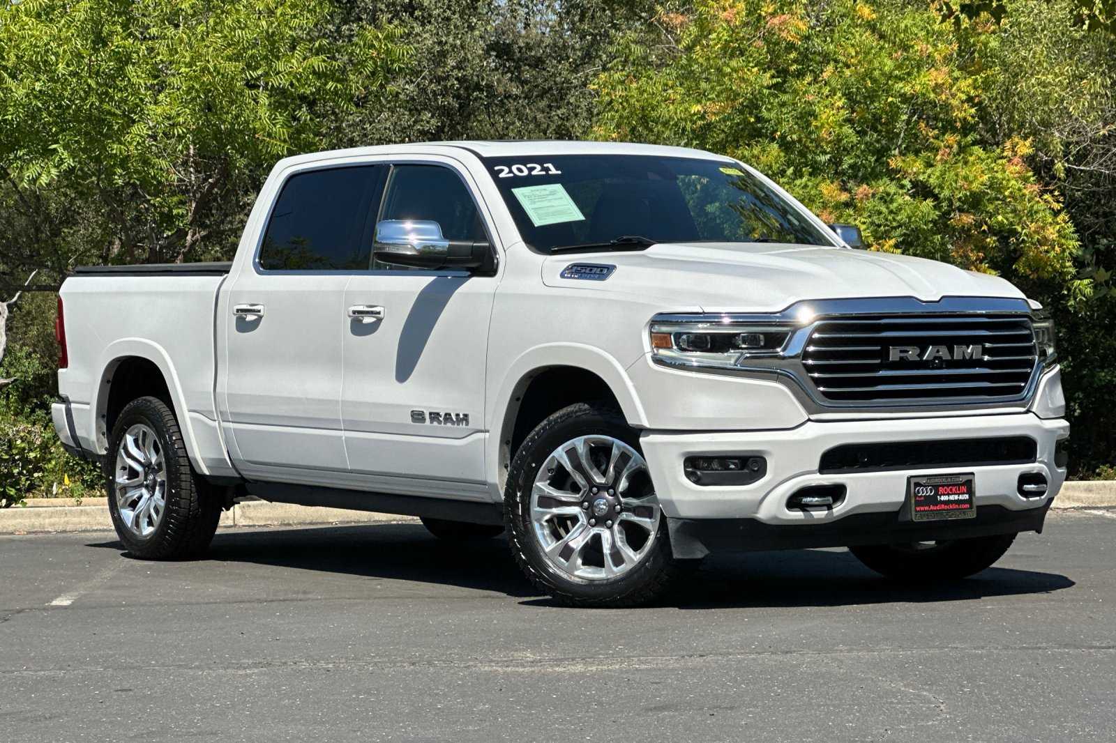 Used 2021 RAM Ram 1500 Pickup Longhorn with VIN 1C6SRFKT0MN663786 for sale in Rocklin, CA