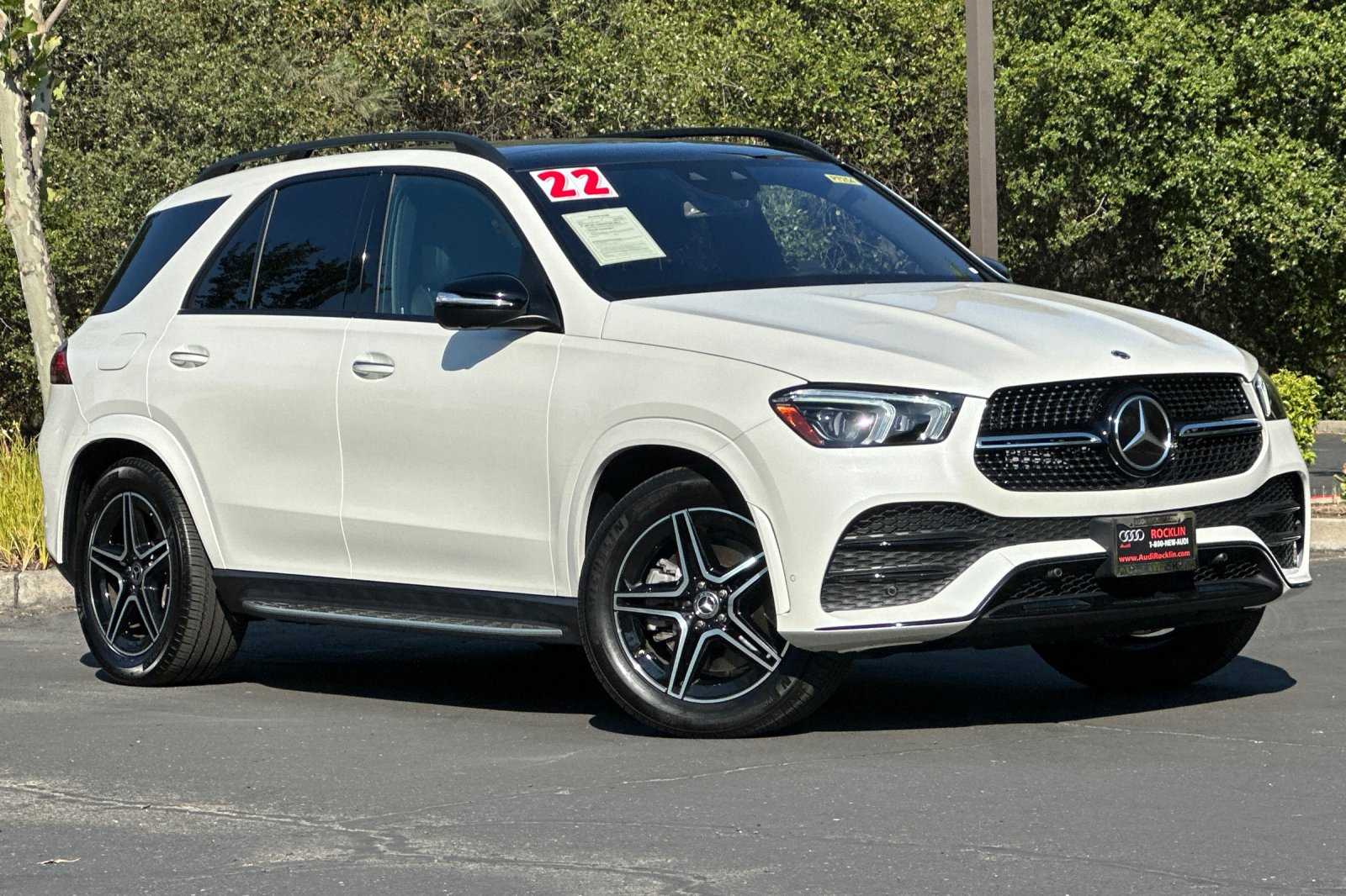 Used 2022 Mercedes-Benz GLE GLE450 with VIN 4JGFB5KBXNA692362 for sale in Rocklin, CA