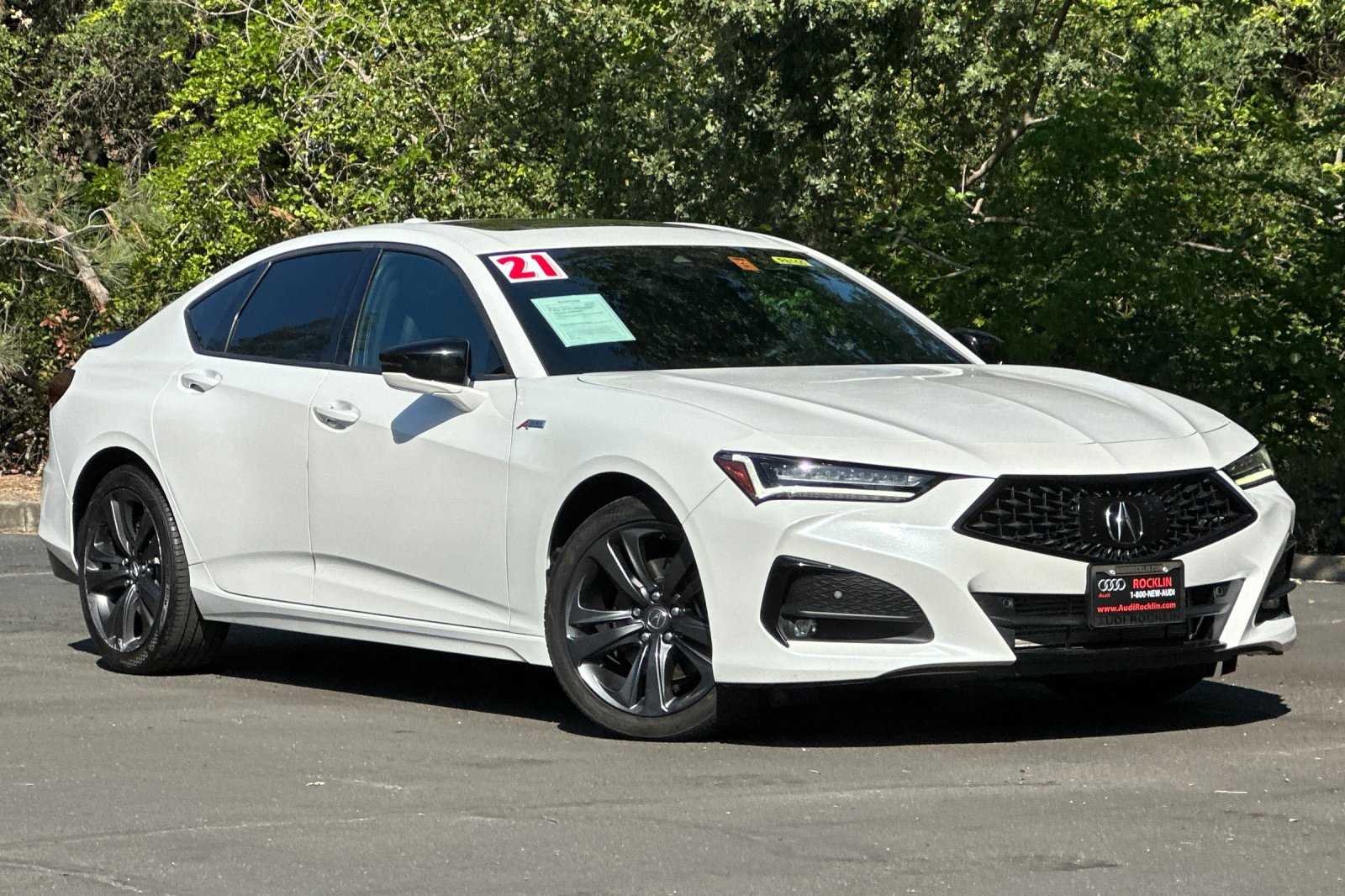 Used 2021 Acura TLX A-SPEC Package with VIN 19UUB6F53MA001081 for sale in Rocklin, CA