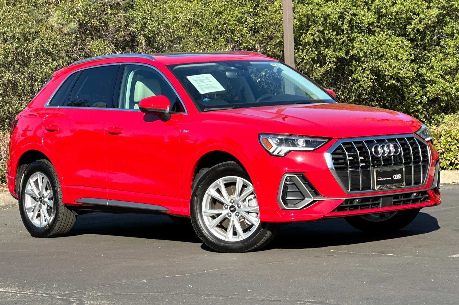 Certified 2022 Audi Q3 S Line Premium Plus with VIN WA1EECF36N1132928 for sale in Rocklin, CA