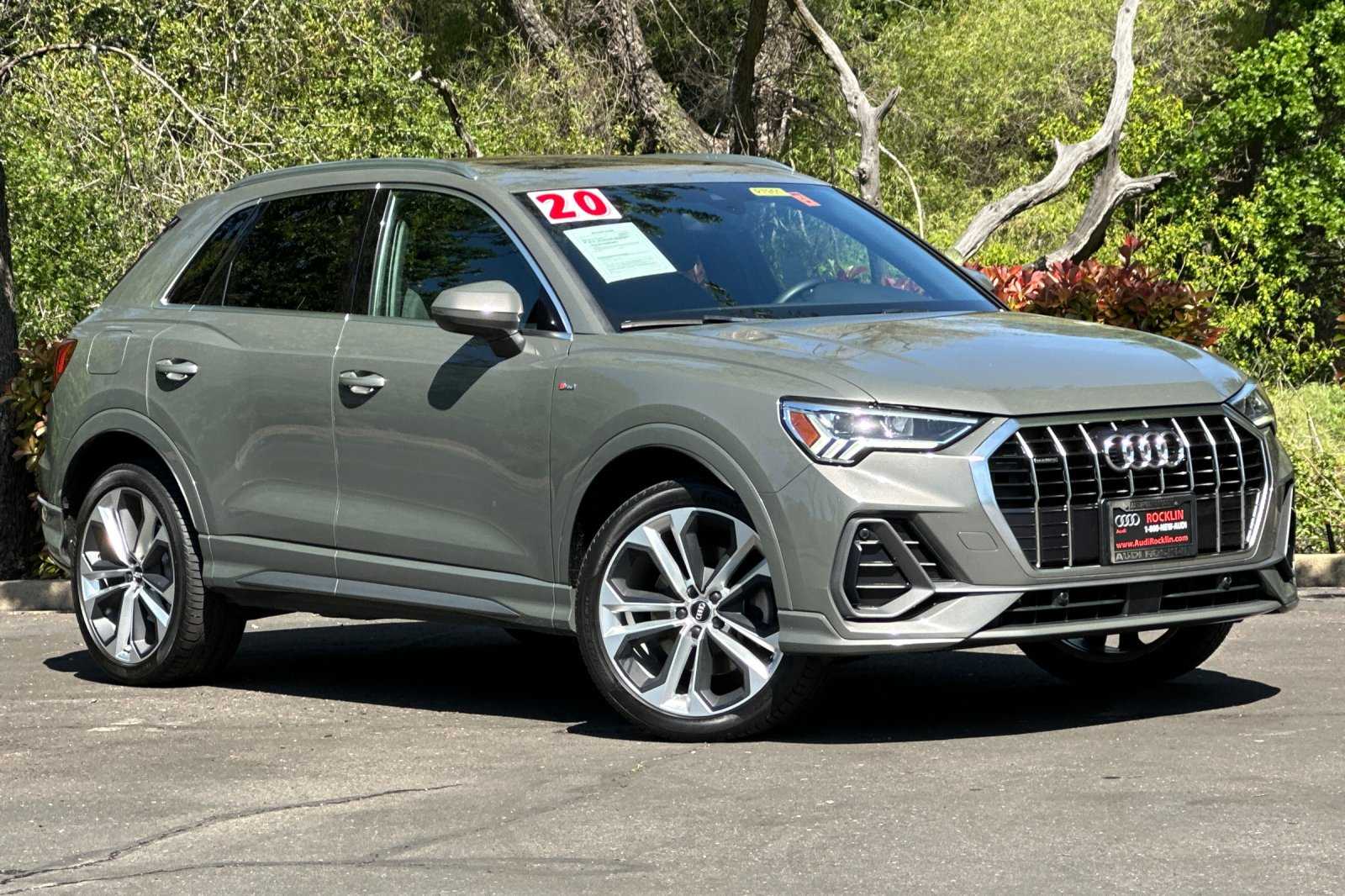 Used 2020 Audi Q3 S Line Premium Plus with VIN WA1EECF3XL1011753 for sale in Rocklin, CA