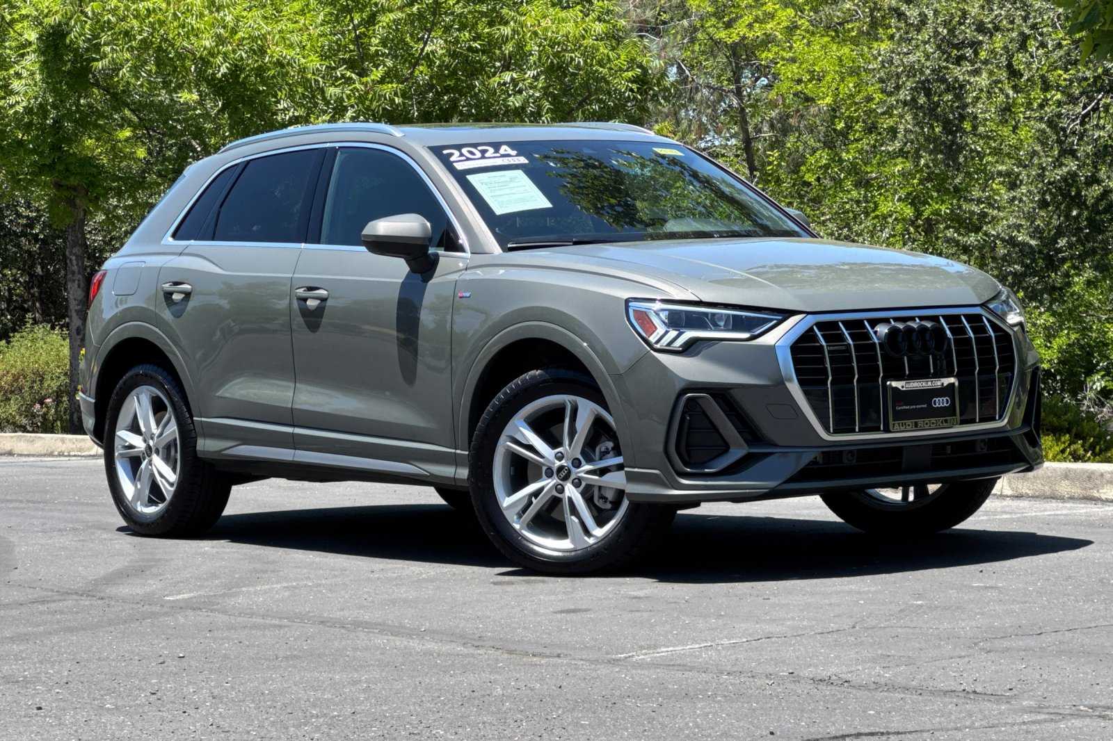 Certified 2024 Audi Q3 S Line Premium Plus with VIN WA1EECF33R1168971 for sale in Rocklin, CA