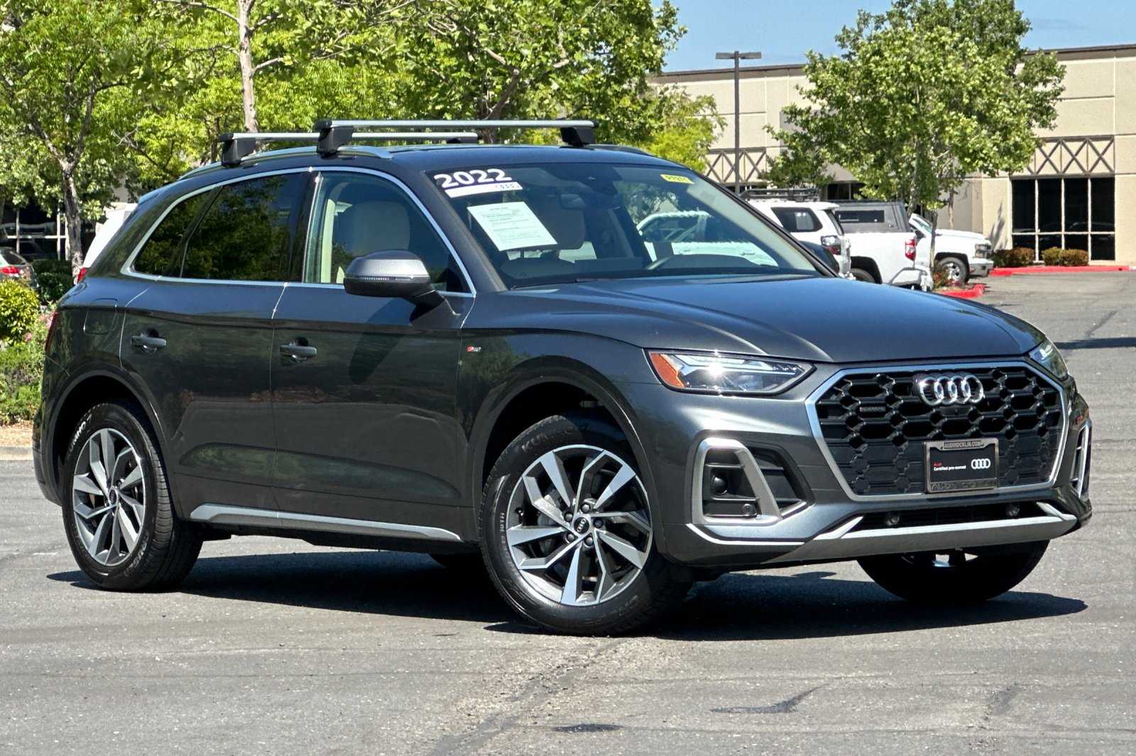 Certified 2022 Audi Q5 Premium Plus with VIN WA1EAAFY5N2074834 for sale in Rocklin, CA