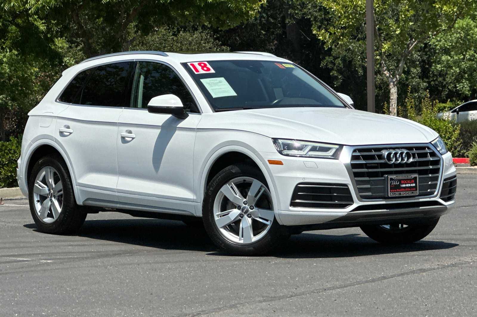 Used 2018 Audi Q5 Premium Plus with VIN WA1BNAFY5J2105727 for sale in Rocklin, CA