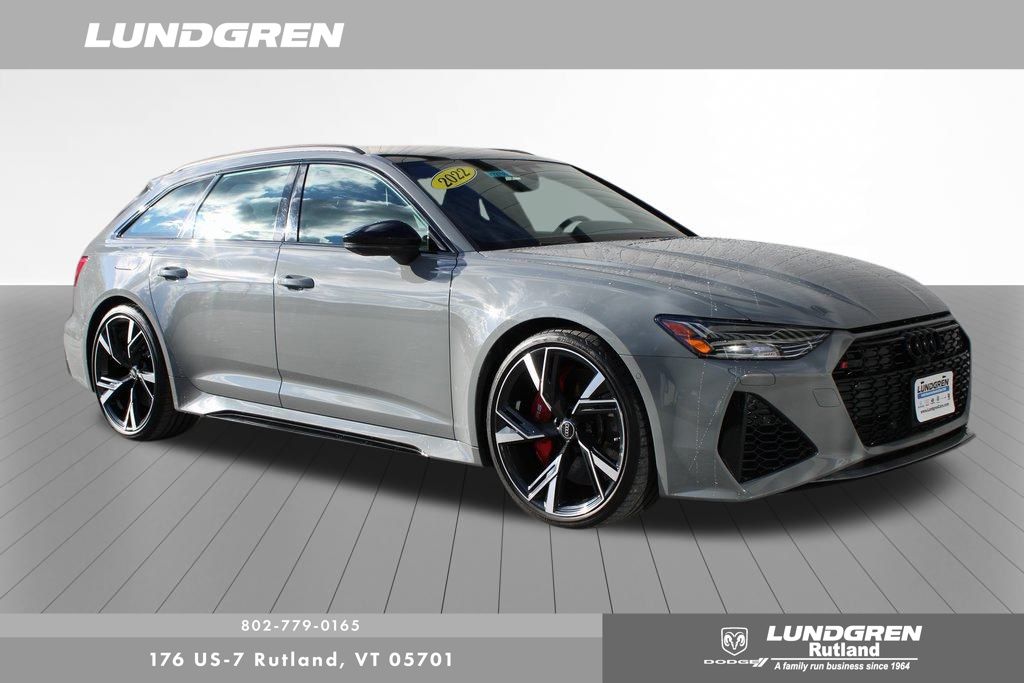 Used 2022 Audi RS 6 Avant Base with VIN WUA1CBF20NN904234 for sale in Rutland, VT