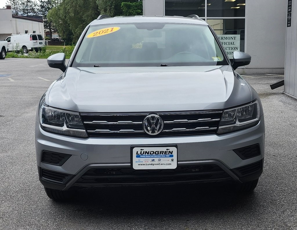 Used 2021 Volkswagen Tiguan SE with VIN 3VV2B7AX9MM099123 for sale in Rutland, VT