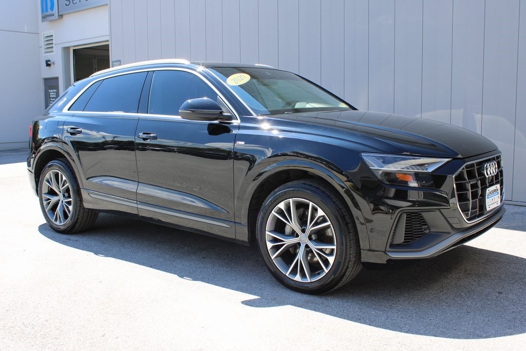 Used 2020 Audi Q8 Premium Plus with VIN WA1EVAF11LD025834 for sale in Rutland, VT