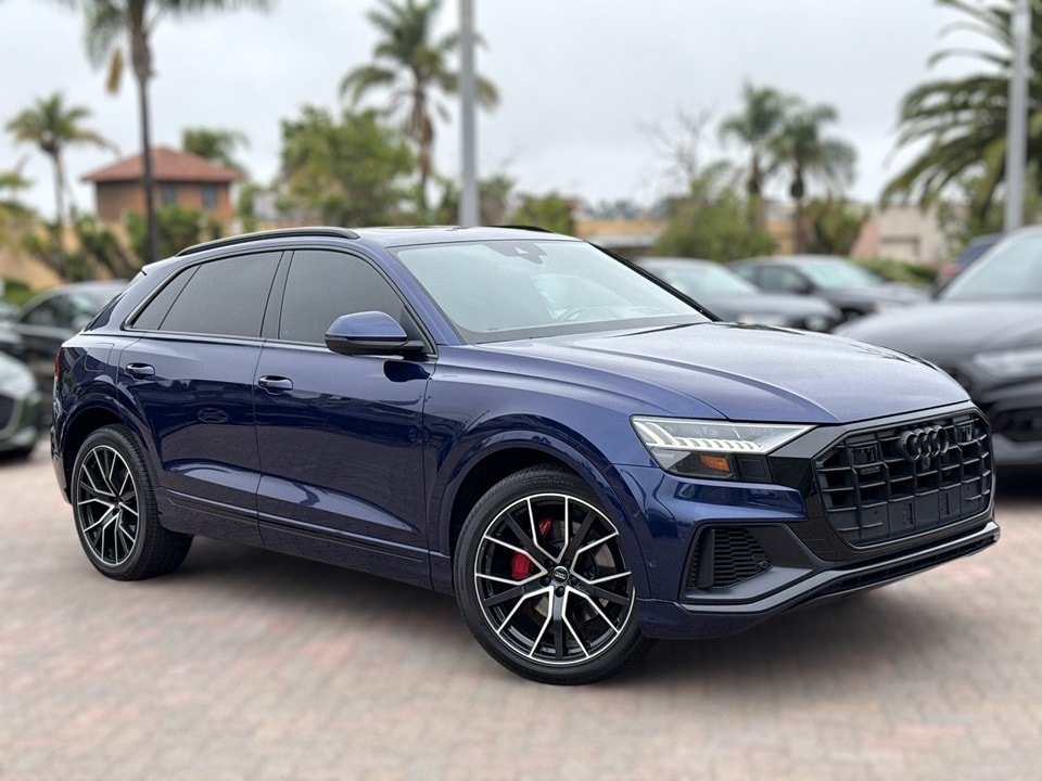 Certified 2021 Audi Q8 Prestige with VIN WA1FVAF14MD003753 for sale in San Diego, CA