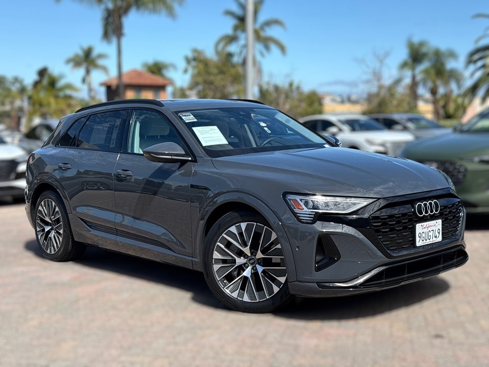 Certified 2024 Audi Q8 e-tron Premium Plus with VIN WA15AAGE4RB011329 for sale in San Diego, CA