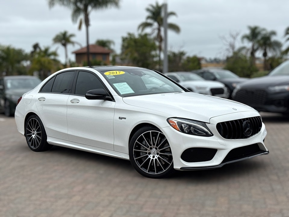 Used 2017 Mercedes-Benz C-Class AMG C43 with VIN 55SWF6EB7HU189036 for sale in San Diego, CA