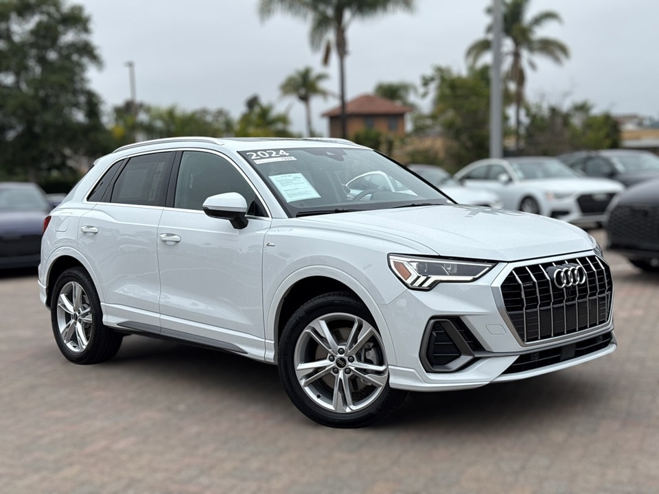 Certified 2024 Audi Q3 S Line Premium Plus with VIN WA1EECF39R1205697 for sale in San Diego, CA