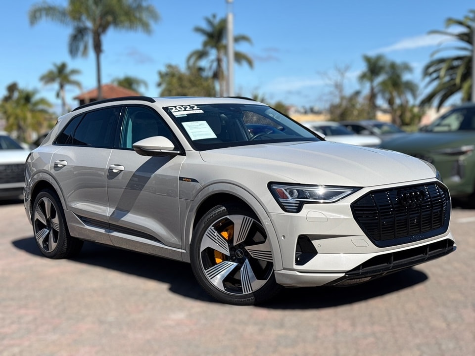 Certified 2022 Audi e-tron Premium Plus with VIN WA1LAAGE0NB032471 for sale in San Diego, CA